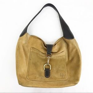 Vintage Dooney & Bourke Slouchy Suede Hobo Bag